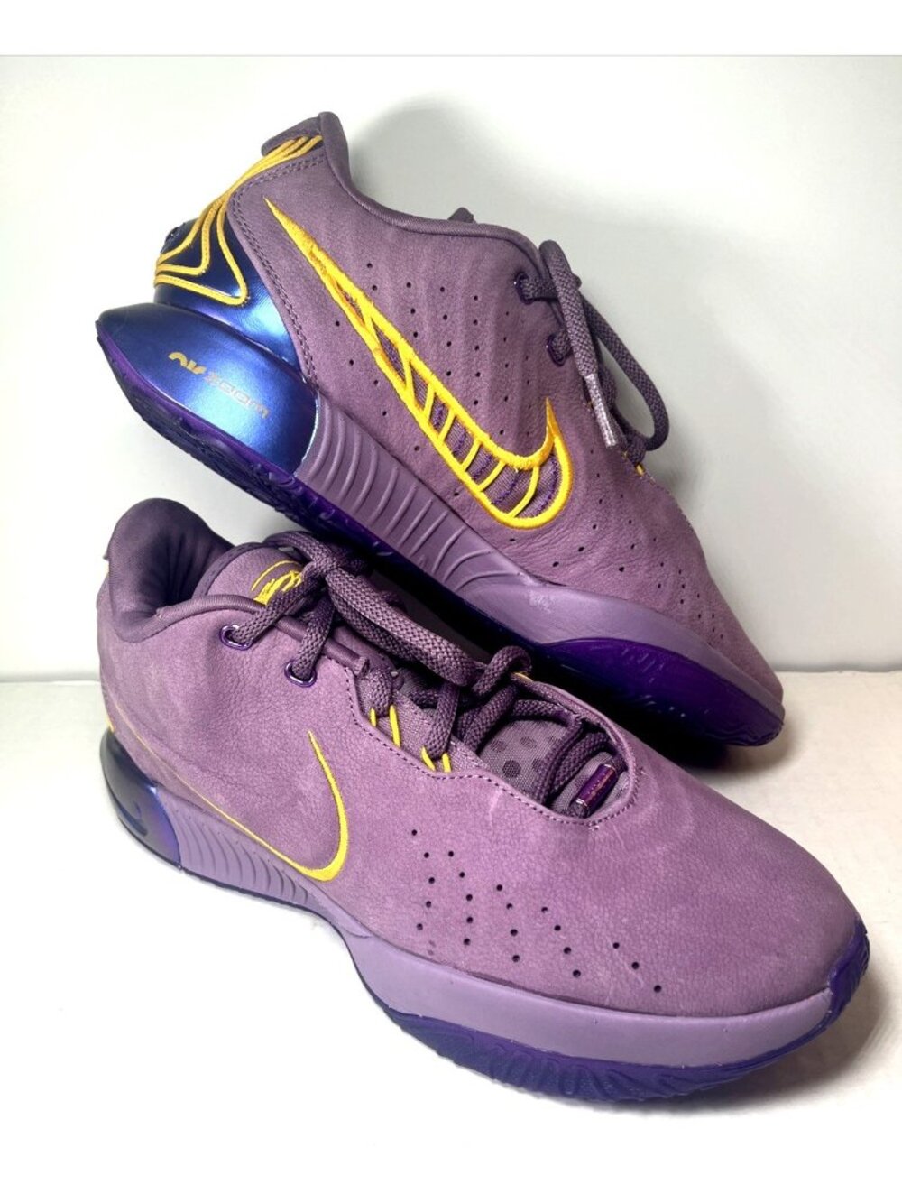 Nike LeBron 21 Freshwater Purple Rain Basketball Shoes FV2345-500 Mens US 10